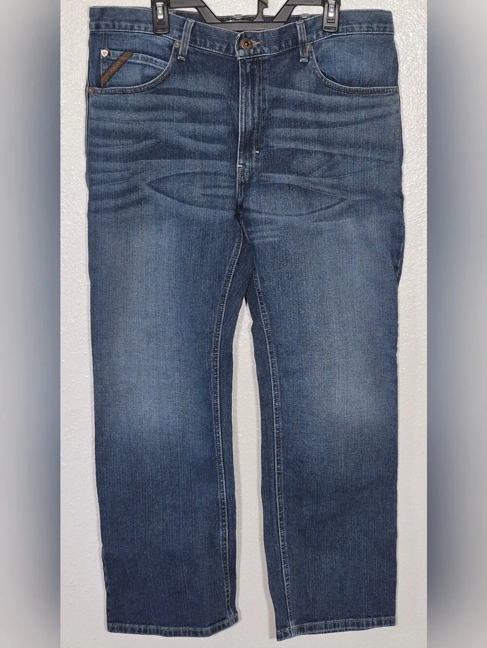 Ariat M4 Relaxed Boot Cut Legacy Jeans Mens 38x30 Kilroy Blue Denim 10022676